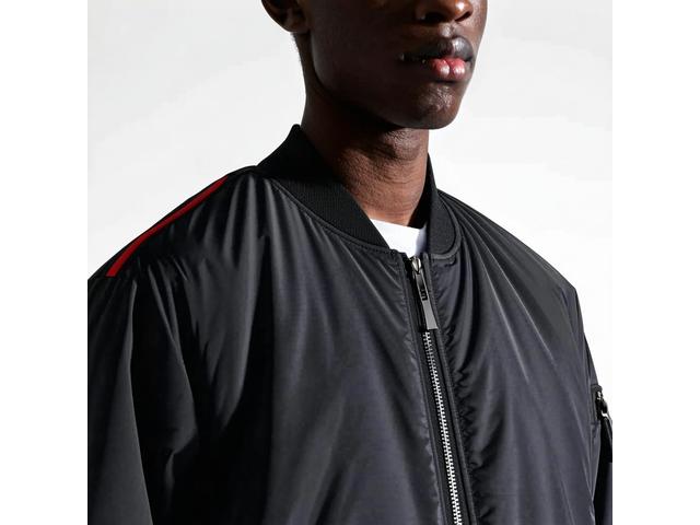 Front view of limited edition lightweight bomber jacket