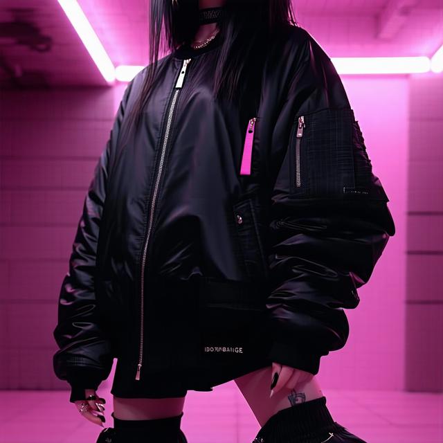 Limited Edition Black North Threads Bomber Jacket